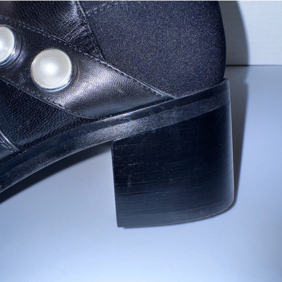 Stuart Weitzman Portia Pearl 50/50 Black OTK Boots 9 - Picture 5 of 9